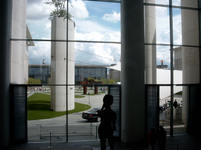 Blick aus dem Kanzleramt